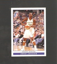 gwen jackson  2005 wnba base card,tennessee,mercury #63