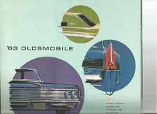 1963 Oldsmobile Sales Brochure With 98 88 Starfire Jetfire F-85 1963 Oldsmobile Sales Brochure With 98 88 Starfire Jetfire F-85