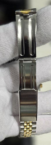 NEW! Stunning Rhinestone Slvr Dial Watch Gold & Silver Bracelet Sieko Movement - Picture 13 of 15
