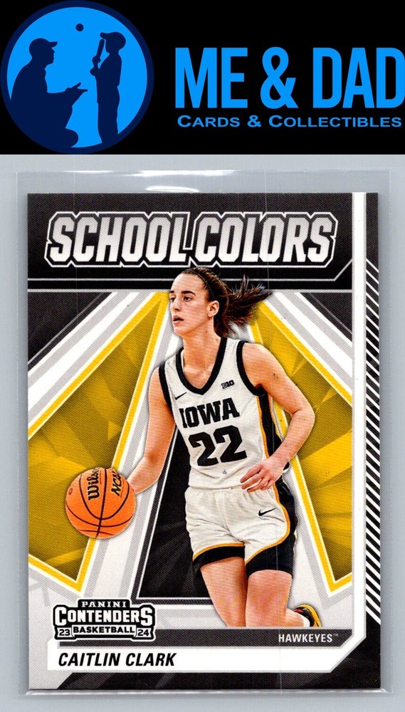 2024 Panini Caitlin Clark School Colors Card #SC2 RC
