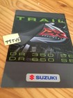 Revistas, manuales y catálogos de motor DR Suzuki