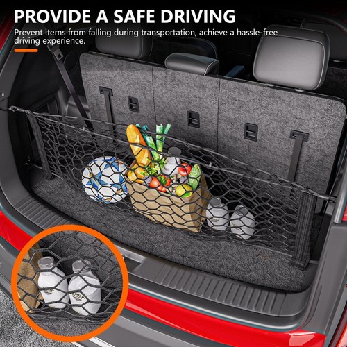 For 2020-2025 Kia Telluride Cargo Net Cargo Storage Trunk Mesh 34.65''x12.60'' - Imagen 6 de 6