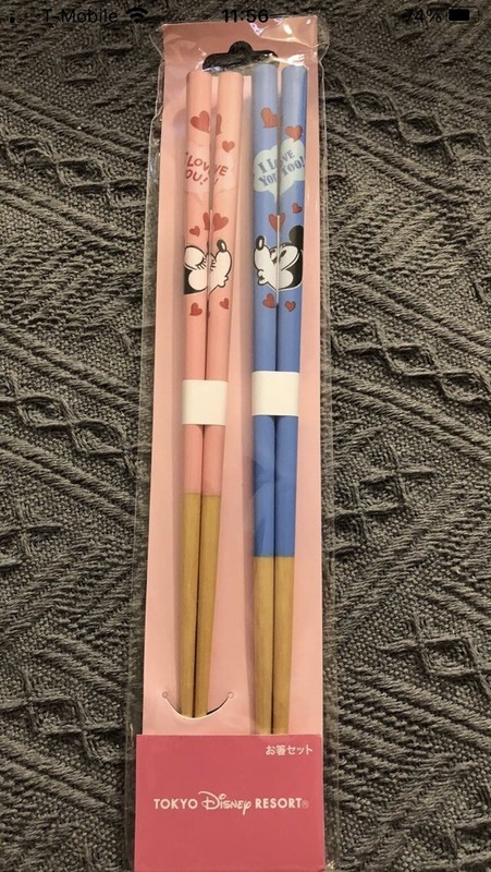 Tokyo Disney Memo Pad Ornament & Chopstick Set! Brand NEW!!!