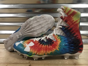 tie dye under armour cleats