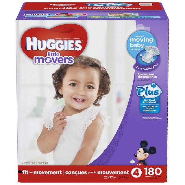 huggies little movers plus diapers size 4 180 ct ebay size 4 huggies