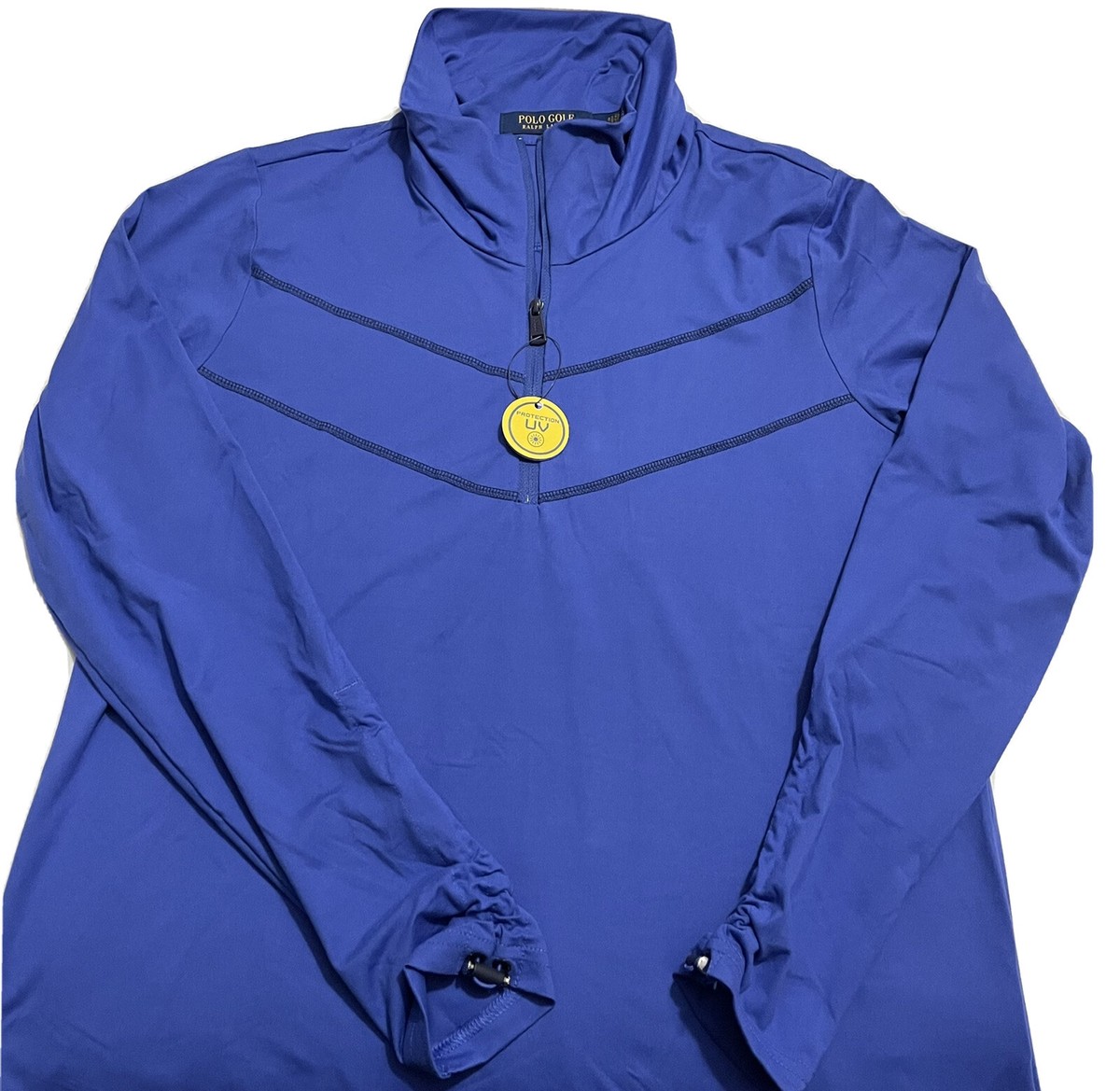 Polo Ralph Lauren Golf Women's 1/4 Zip UV Protect Pullover Blue