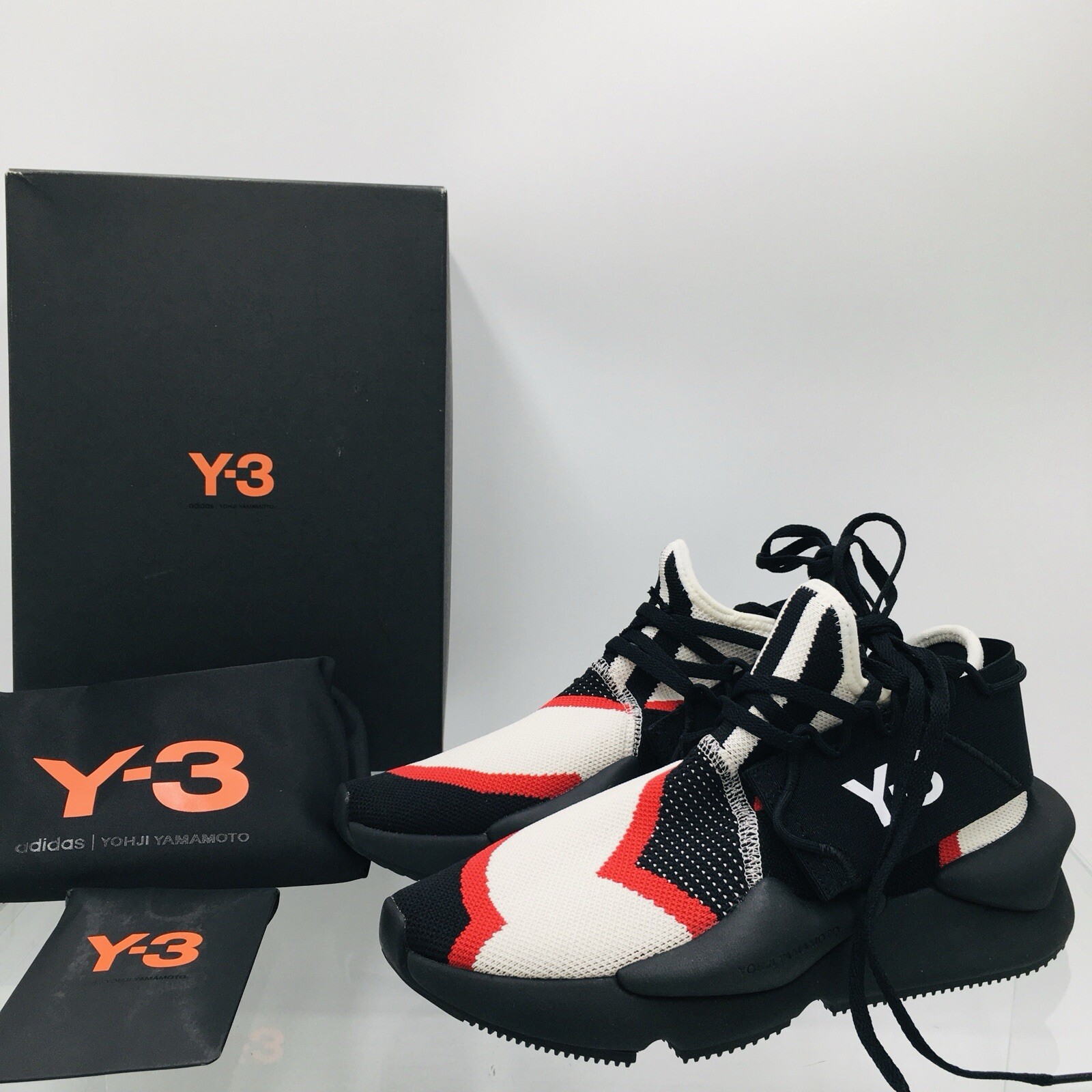 adidas Y-3 Kaiwa Knit Off White / Black - Women’s Size US 7.5 M