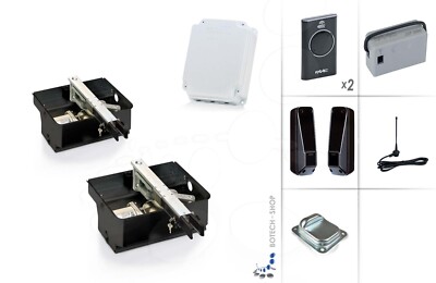 Set Unterflurantrieb FAAC 770 für 2-flgl. Tore