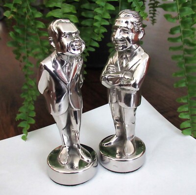 Vintage Richard Nixon & Spiro Agnew Metal Figurine Statue Donald