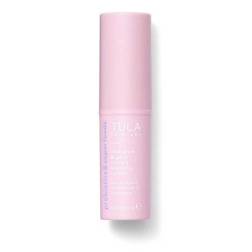 Tula Skincare Rose Glow + Get It Cooling & Brightening Eye Balm 0.35 oz NEW