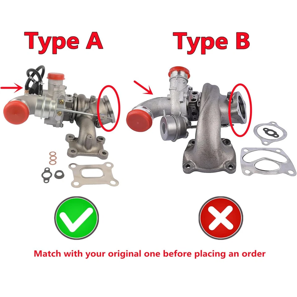 Turbo Turbocharger For 2013-2016 Ford Escape Fusion Taurus Lincoln MKZ 2.0L K03 - Image 2 of 4