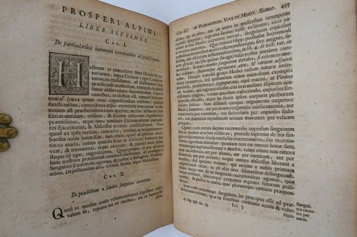 MEDICINA DIAGNOSTICA - P. Alpini: De Presagienda Vita Morte Aegrotantium 1754 - Foto 7 di 8