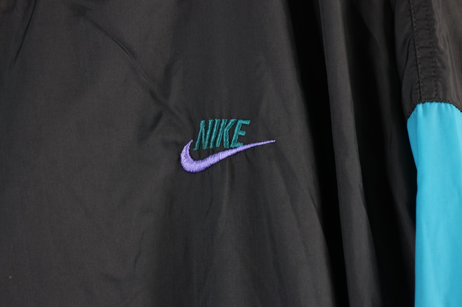 SACAI X NIKE Giacca Pullover Vintage anni 90 Nike Uomo Taglia Large Travis Scott Mini Swoosh Foderata