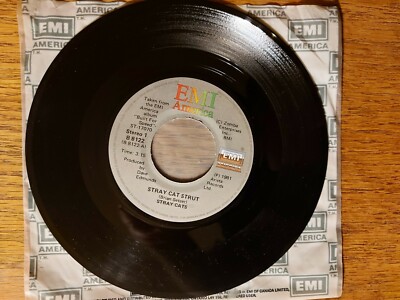 Stray Cats - Stray Cat Strut, You Don't Believe Me 45 RPM vinyl single