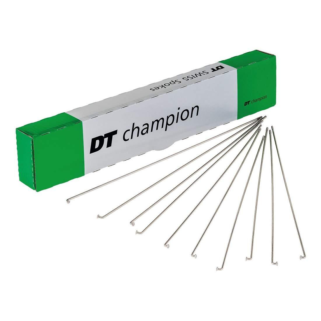 DT Swiss Champion silver spokes 14 g = 2 mm box 100, 262 mm