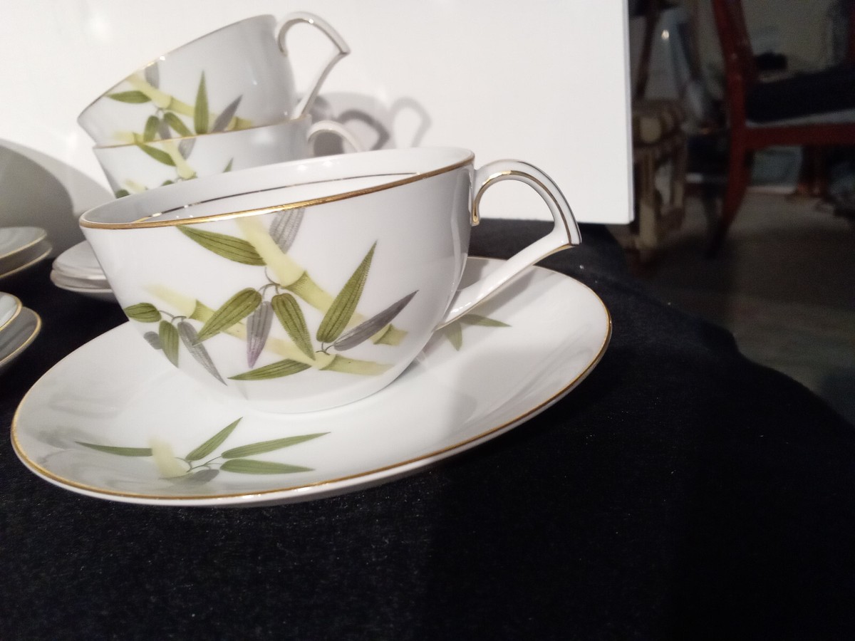 Vintage 1950's Narumi China made in Japan Bamboo Teacup