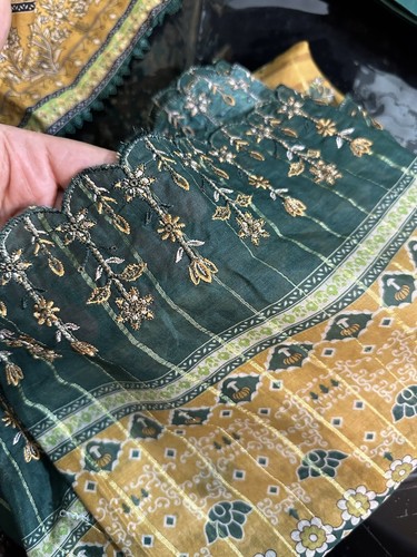 Beautiful emb cutwork Bin Saeed brand summer Lawn collection- $49 FREE SHIPPING - 第 6/16 張圖片
