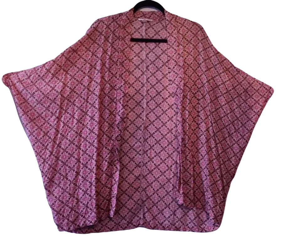 VICTORIA'S SECRET KIMONO Open Cardigan Or SWIMSUIT BEACH COVER UP SIZE XS/S Foto 3 de 4