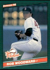 1986 Donruss The Rookies #53 Rob Woodward Boston Red Sox