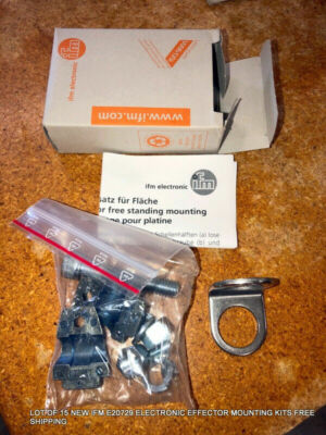 LOT OF 15 NEW IFM E20729 ELECTRONIC EFFECTOR MOUNTING KITS FREE SHIPPING