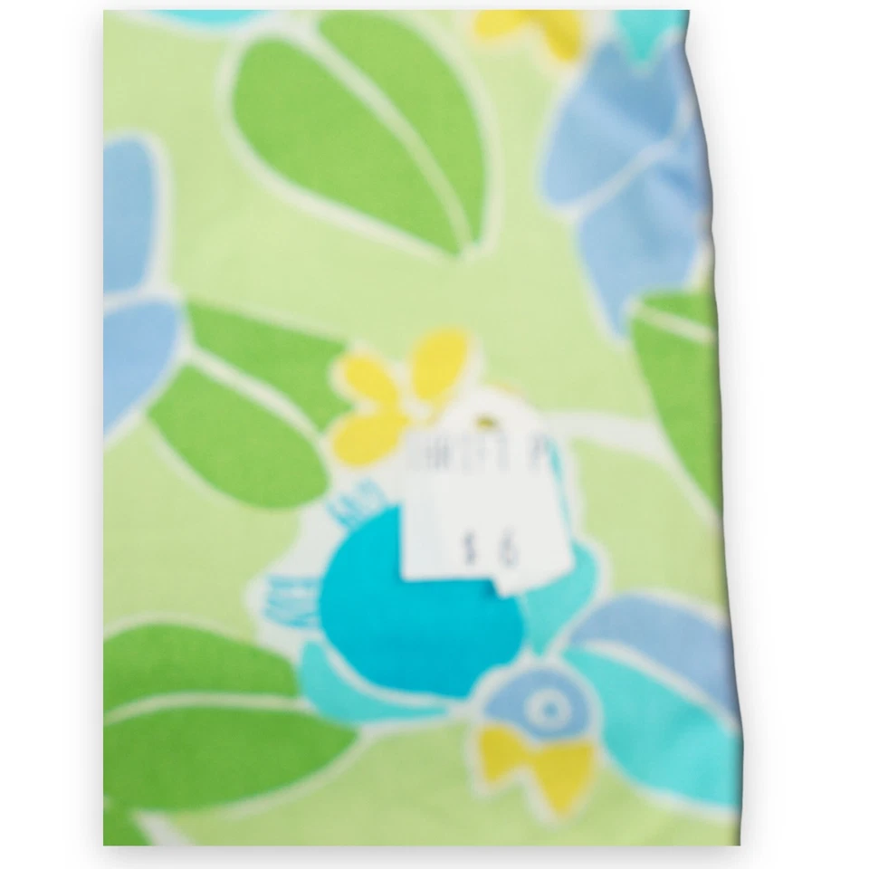 De Colección Pantalones Lilly Pulitzer Niñas 12 Verde Azul Tucán Capri Pies de Lilly Tropical Foto 4 de 4