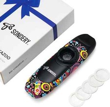 Sondery Professional Kazoo Wind Instrument with 5 Membranes, Lanyard and Pouch