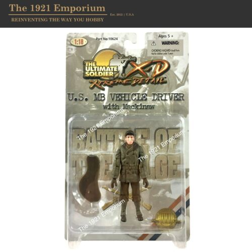1:18 21st Century Toys Ultimate Soldier WWII US Army Bulge Jeep Driver Figure - Afbeelding 1 van 1