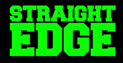 STRAIGHT EDGE Aufkleber SXE XXX  2Hardcore oi free xxx1 HC Flag Vegan