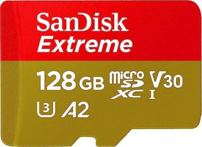 SanDisk 128GB Extreme for Mobile Gaming microSD UHS-I Card - C10, U3, V30, 4K, A