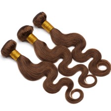 Virgin Indian Remy 100 Human Hair Extensions Hair Bundles Sewn In Body Wave USA