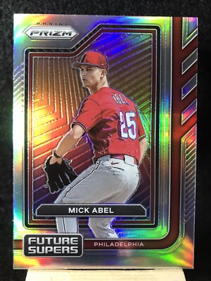 2023 Panini Prizm Mick Abel Future Super Silver Insert #FS18 Phillies ￼