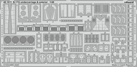 MW22 Eduard 481011 B-17G Undercarriage & Exterior 1/48 Pe Set For Hkm