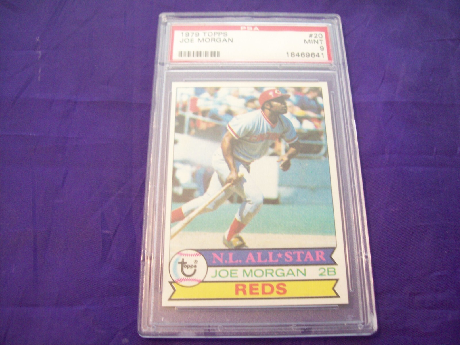 1979 TOPPS #20 JOE MORGAN (REDS) PSA 9