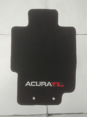 Carpet Floor Mats For 2004-2008 Acura TL – Black, 4-Piece Set With Acura Emblem | Aftermarket