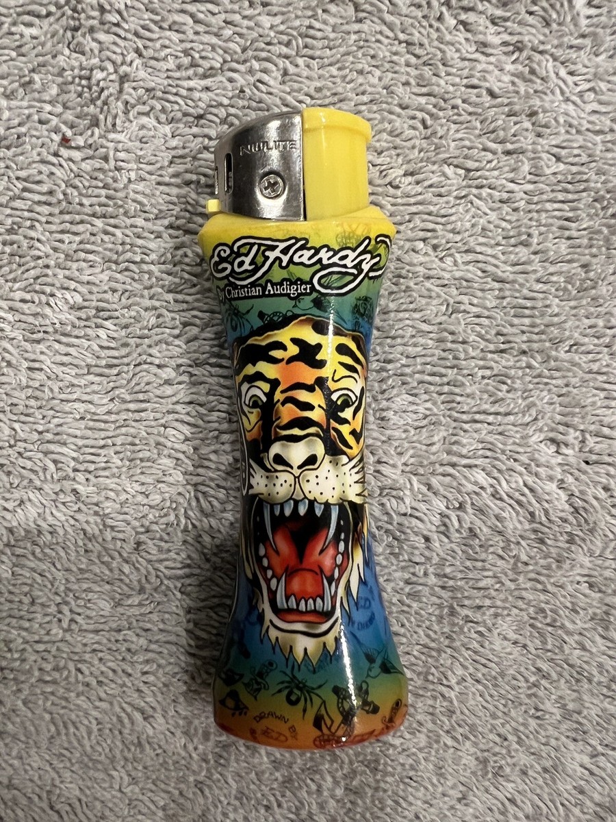 ed hardy cigarette lighter Vintage Lighter - Ed Hardy by Christian Audigier