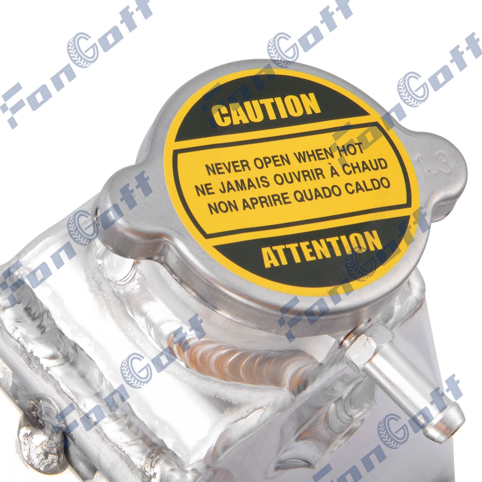 4 Row Aluminum Radiator Shroud Fan For 1966-1977 1969 Ford Early Bronco 5.0L V8 Foto 4 de 4