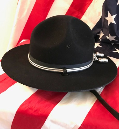 POLICE HAT/WOOL CAMPAIGN HAT SZ 6 1 