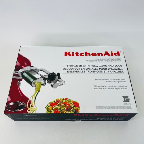 KitchenAid KSM1APC Stand Mixer Attachment Spiralizer Peel, Core