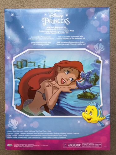 Disney Princess Ariel Toddler Doll Set with Tiara & Royal Wand - NEW & SEALED - Picture 3 of 3