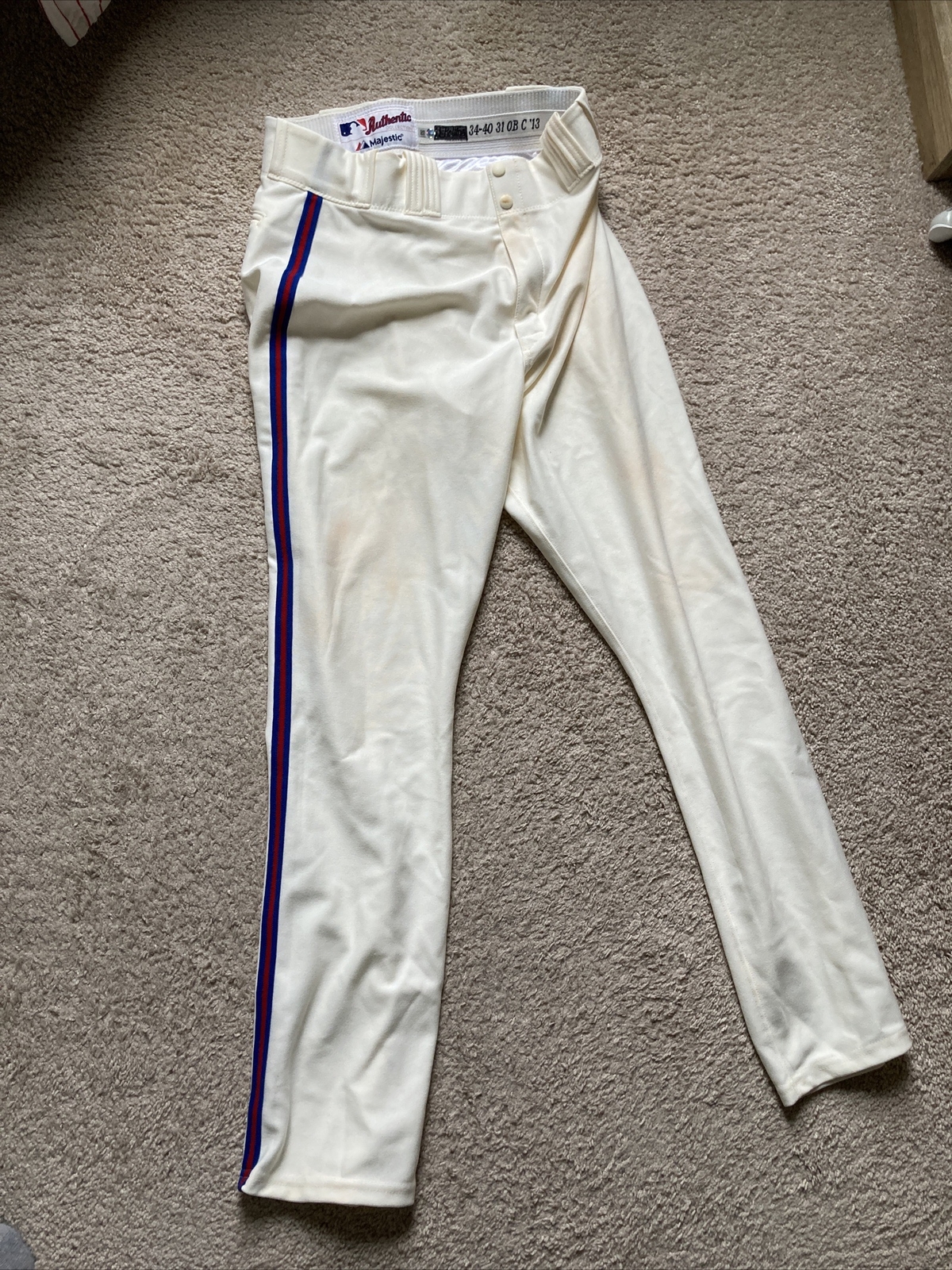 2013 Jimmy Rollins Philadelphia Phillies HOF? Game Used Baseball Pants Worn eBay