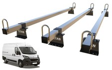 Van roof rack 3 bars for FIAT DUCATO van 2006-onward TITAN Construction Grade