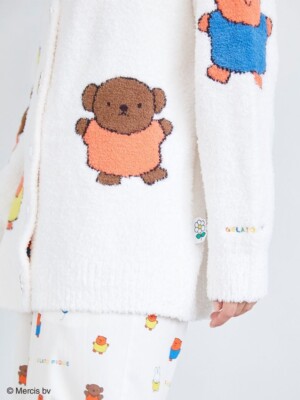 Gelato Pique Dick Bruna Miffy Unisex Jacquard Cardigan S-M