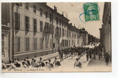 Thema LA BANK - la BANQUE DE FRANCE - CPA 88 - EPINAL 2 - Parade Feste