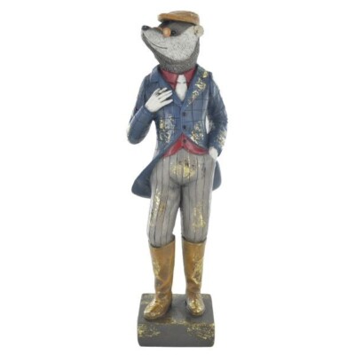 Wind in the Willows Dachs | Dapper Animals Range | Resin Figur Ornament