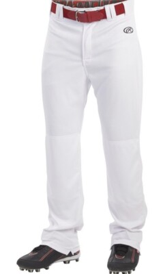 Rawlings Launch Semi Relaxed Pants Baseball Hose Hosen - Weiss XL - NEU