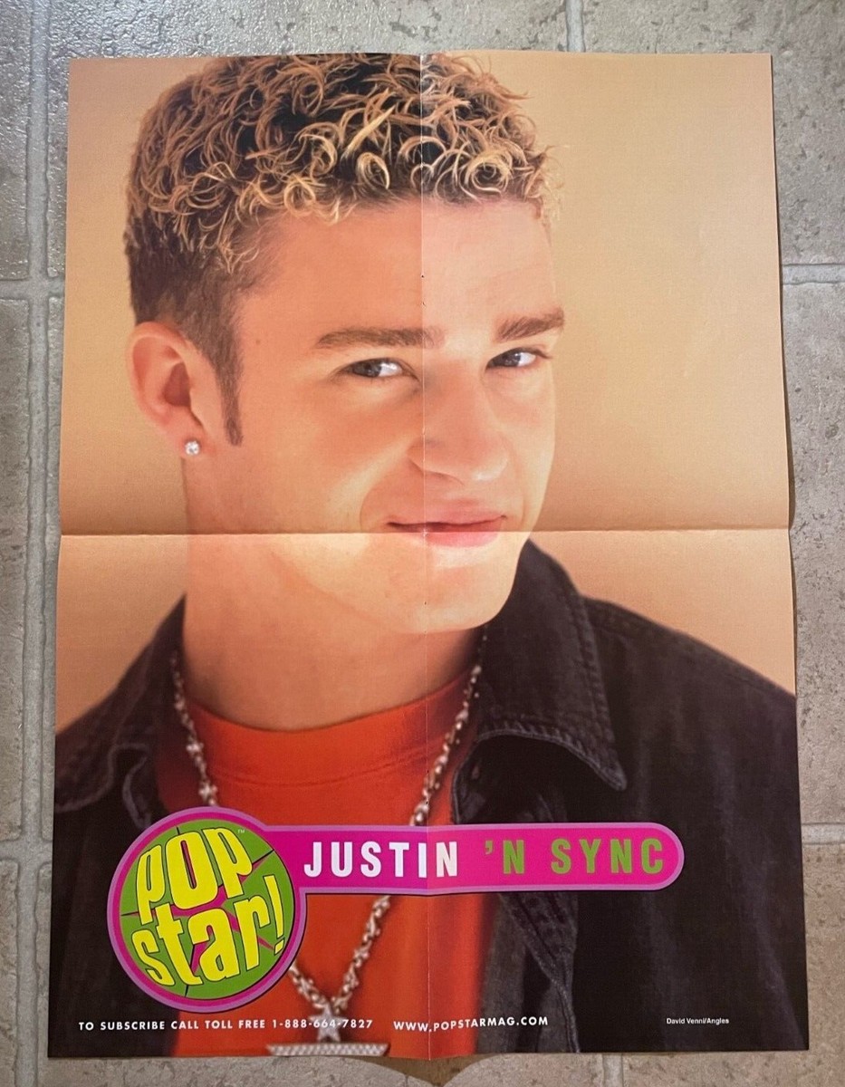 N SYNC Justin Timberlake and O Town Two Sided Poster 21.5