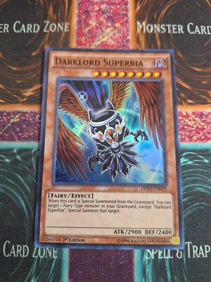 Yu-Gi-Oh! Darklord Superbia DESO-EN039 Super Rare 1st Edition Near Mint
