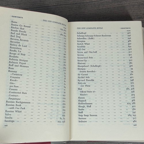 Vintage 1964 The New Complete Hoyle Game Rules Book Cards Dice 500+ Game Rules - Picture 18 of 19
