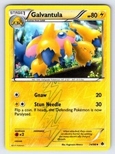 Galvantula 34/98 2011 B&W Emerging Powers Pokemon Card TCG Reverse Holo - Mp