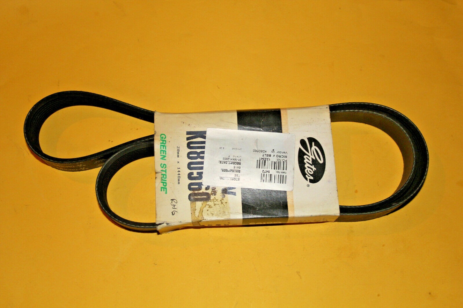 GATES GREEN STRIPE BELT K080560 28X1440mm FLAT MICRO VEE BELT eBay